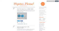 Desktop Screenshot of hipsterplease.com